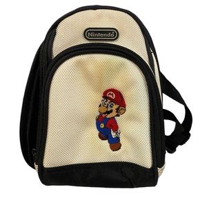 Nintendo DS Mario Bros. white backpack carrier